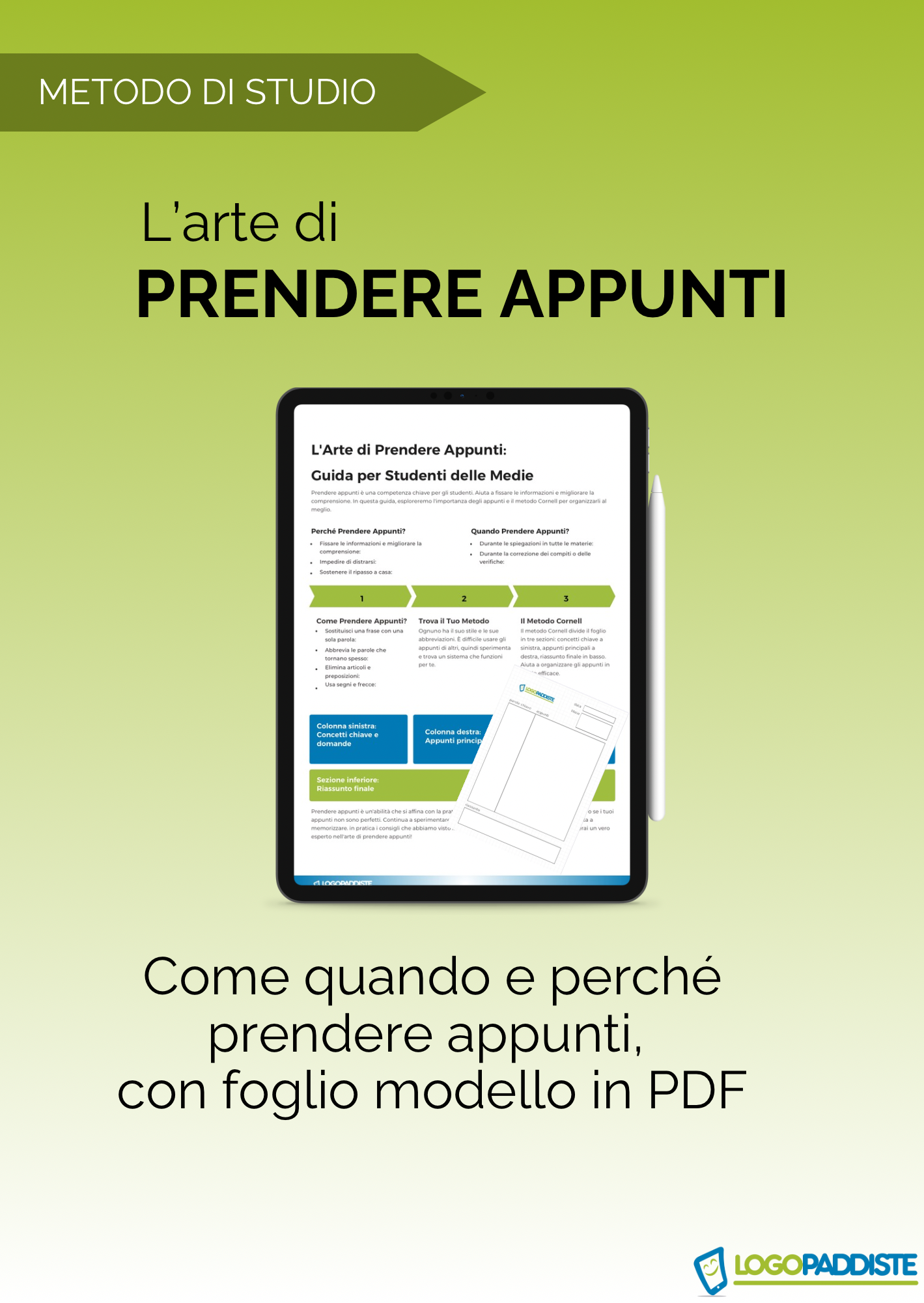 L'Arte di prendere appunti
