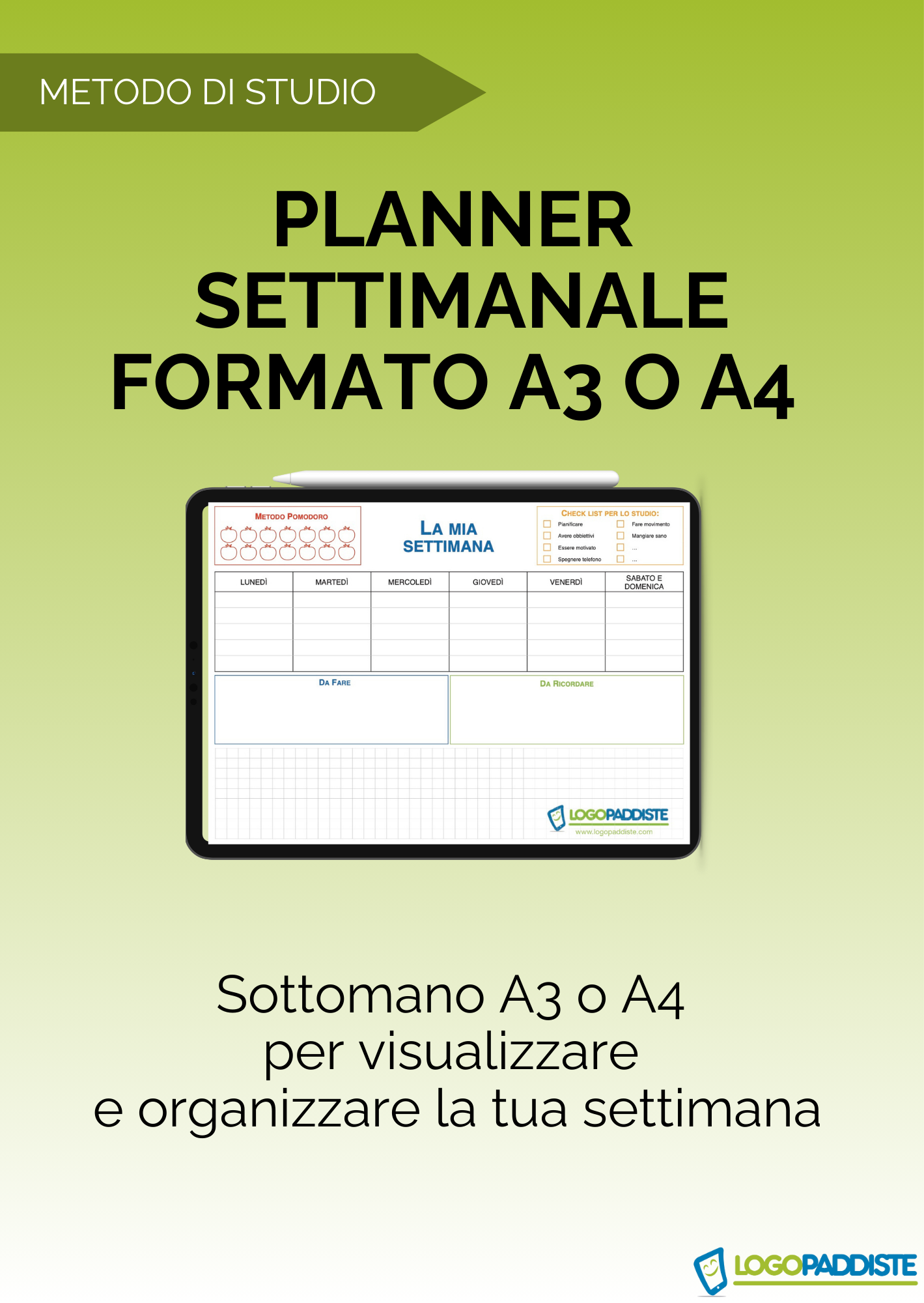 Planner Sottomano LogoPaddiste